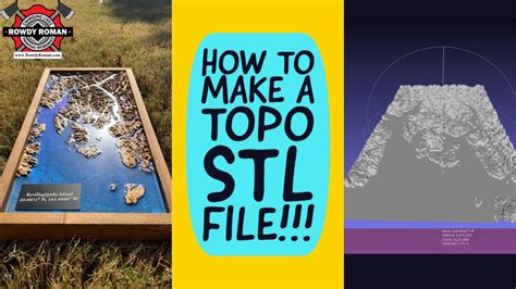 topography stl map generator.